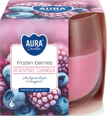 Obrázek produktu pro BISPOL Aura 24H Frozen Berries - skleněná vonná svíčka