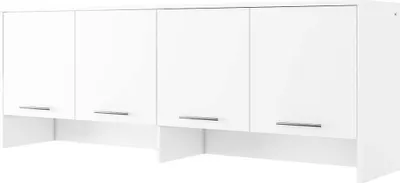 Produktbild von Furniture24 Aufsatz Concept PRO CP10 Schrank 4 Türiger für Wandklappbetten Horizontal Weiß