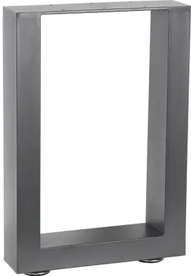 Produktbild von Melko Tischgestell 2er Set Kufen Stahl Tischbeine Industrie - Grau 30x43 cm