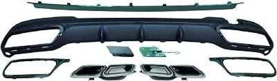 Produktbild von DIEDERICHS Heckdiffusor 1617258 Hinten passend für MERCEDES-BENZ E-Klasse Limousine (W212)