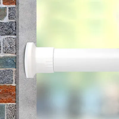 Produktbild von Teleskopstange, 210-310 cm, Weiß, Klemmstange für Gardinen und Raumteiler