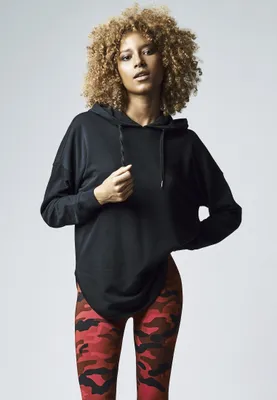 Immagine prodotto di Urban Classics TB1308 | Felpa con cappuccio in spugna oversize da XS a XL - Colore: Nero - Taglia: S