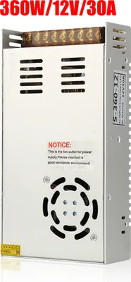 Immagine prodotto di Convertitore universale di commutazione Trasformatore adattatore di alimentazione per la luce di striscia LED 220V a 12V DC 30A 360W Come Listed_360 watt 12 volt