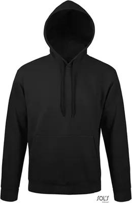 Produktbild von SOLs 47101 | Uni Hooded Sweat-Shirt Snake / Kapuzenpulli Innen angerau - Farbe: Black - Größe: 4XL