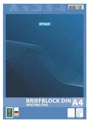 Produktbild von Schreibblock  A4   liniert -  50 Blatt