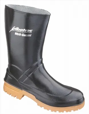 Produktbild von Albatros GUARDIAN Sicherheitsschuhe Nitrilgummistiefel schwarz 44