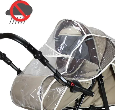 Produktbild von Bergsteiger Kinderwagen Regencape, passend für Capri und Venedig