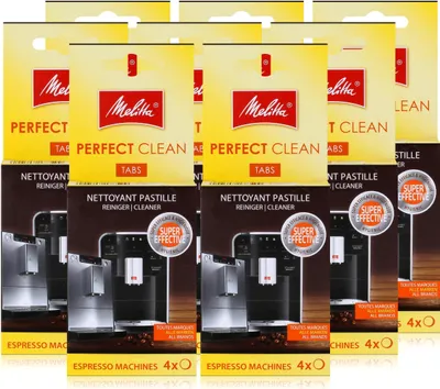 Produktbild von Melitta Perfect Clean Espresso Machines ReinigungsTabs 4x1,8g (8er Pack)