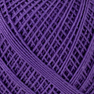 Produktbild von Olympus Sashiko Garn fein (Thread Thin), Baumwolle, Knäuel, ca 80m, Farbe 219, lila, hergestellt in Japan
