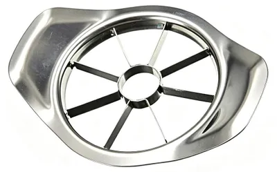 Apfelschneider aus Edelstahl, 1 Stück, silber, für Äpfel und Birnen