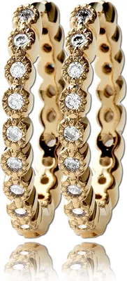 Produktbild von Balia Creolen vergoldet Gelbgold 750 D2JBEC002V