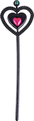Produktbild von Schwarzer Zauber & Feenstab mit Herz 32 cm