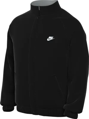Produktbild von NIKE Club Fleece Futura-Jacke Für Herren, Black/White, FZ0656-010, S