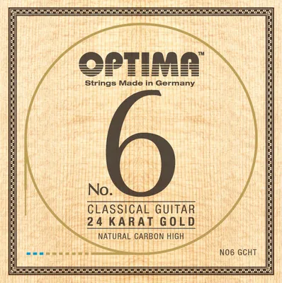 Produktbild von Optima NO6.GCHT No.6 24K Gold High Carbon Nylon Konzertgitarren Saiten