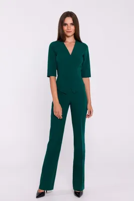 Produktbild von Stylove Jumpsuit für Frauen Zehich S377 grün XXL