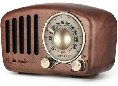 Obrázek produktu pro Retro Bluetooth reproduktor s FM rádiem a výkonným basovým zesílením