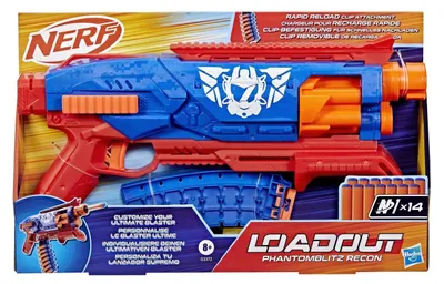 Produktbild von NERF Loadout Phantomblitz Recon Blaster mit 14 Pfeilen