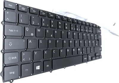 Zdjęcie produktu dla DEUTSCHE - Klawiatura Klawiatura czarna z ramką, kompatybilna z podświetleniem dla SAMSUNG NP900X3E-K02EN