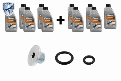 Produktbild von VAICO Ölwechselkit für Automatikgetriebe Satz 6 Gang 10L für NISSAN Qashqai / Qashqai +2 I (J10, NJ10) AJ0 AJ8 Jatco JF613E
