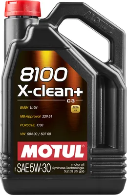 Produktbild von Motoröl MOTUL 8100 X-CLEAN+ 5W-30 5 Liter