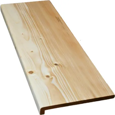 Produktbild von Hilwood - Fensterbank Renovierungsstufe Treppenstufe 20 mm Fichte geölt, 30 cm breit, 50 cm lang