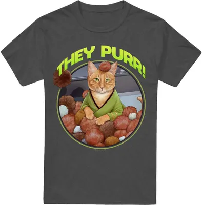 Immagine prodotto di Star Trek - Maglietta "The Purr" per uomo/donna Unisex TV18030 (L) (Charcoal)