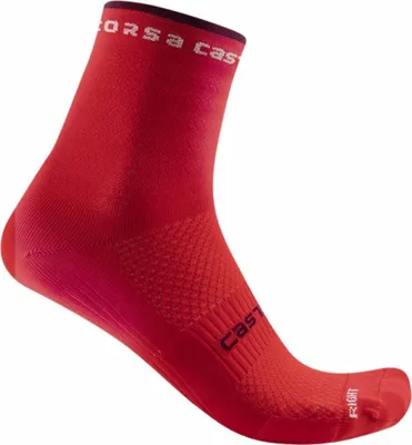 Produktbild von CASTELLI Klassische Fahrradsocken - ROSSO CORSA 11 LADY  - Rot S-M