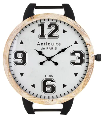 Produktbild von Artpol Retro Wanduhr Metall Holz Analog 139652