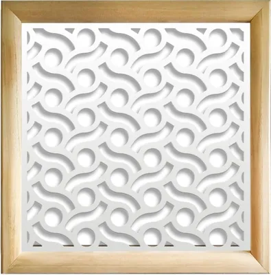 Immagine prodotto di BODIES - Moduli Decorativi in Legno e PVC 98x98 cm bianco