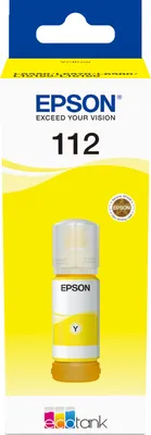 Obrázek produktu pro Epson 112 EcoTank Pigmentová lahvička s inkoustem C13T06C44A, žlutá barva