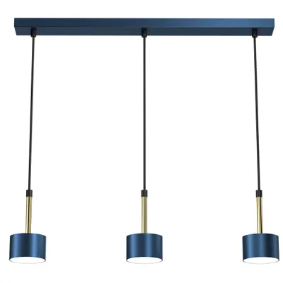 Image de Milagro ARENA lustre lampe à suspension MLP7773 bleu / or