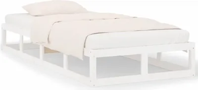 Obrázek produktu pro vidaXL Postel z masivu bílá 100x200 cm