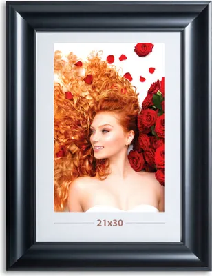 Produktbild von Bilderrahmen Lifestyle Foto Rahmen Collage quadratisch Wanddeko Poster 40D - Farbe: Schwarz | Format: 50x70