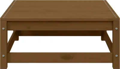 Produktbild von vidaXL Garten-Fußhocker mit Kissen Honigbraun Kiefer Massivholz