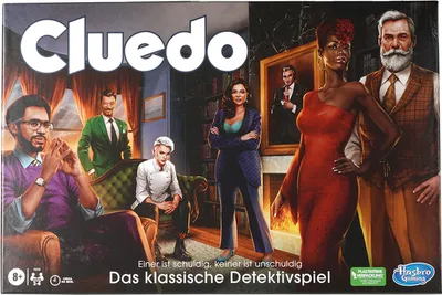 Produktbild von Hasbro Gaming Cluedo, Brettspiel, Detektiv, 8 Jahr(e), 45 min, Familienspiel