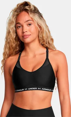 Produktbild von Under Armour Crossback Sporttop Mit Leichtem Halt Schwarz M Damen Schwarz M