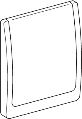 Produktbild von Grohe Abdeckplatte komplett für WC-Druckspüler Wandeinbau matt verchromt - 43179P00