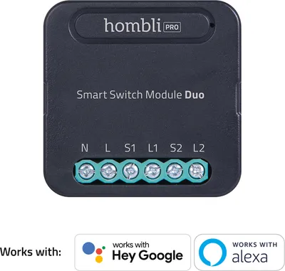 Obrázok produktu pre Hombli HBMD-0100, Inteligentný prepínač, Čierna, 100 - 240 V