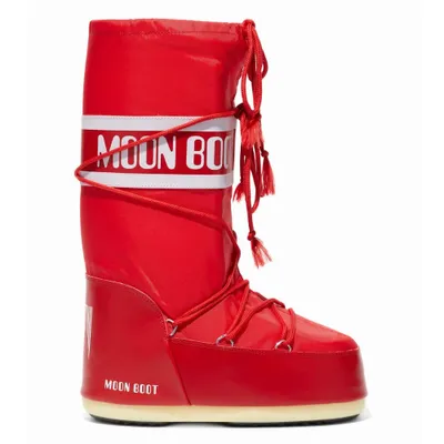 Image de Botas Mujer Modèle Moon Boot Icon Nylon Couleur Rouge