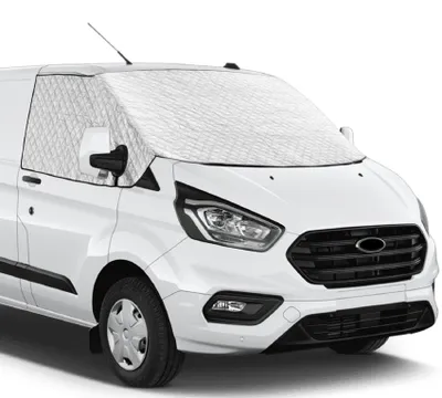 Productafbeelding van SolidKeus - Voorruitbescherming voor Ford Transit Custom met Thermische Matten
