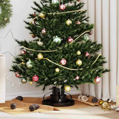 Produktbild von "Schlussverkauf" Weihnachtsbaumständer - VIDAXL - Schwarz 40x40x21 cm Stahl  C17730