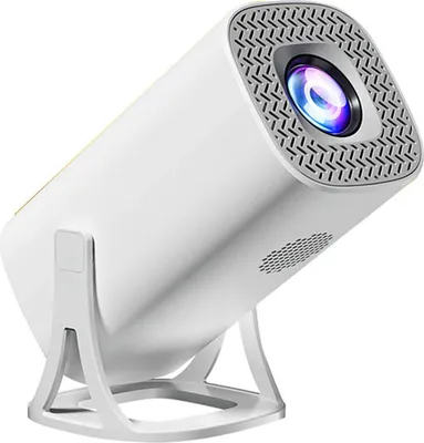 Obrázek produktu pro 1080P projektor WiFi BT5.2 Systém Android 11 180° otočný filmový projektor Vestavěný reproduktor TV box Počítačový flash disk, 120palcová obrazovka