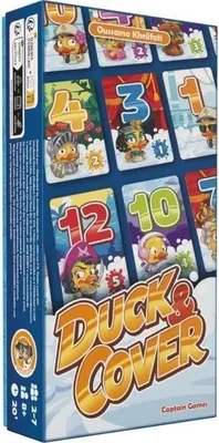 Produktbild von Duck & Cover Kartenspiel, Captain Games, 2-7 Spieler, Ab 8 Jahren, 20 Minuten Spieldauer, Asmodee