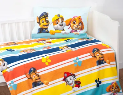 Produktbild von Paw Patrol Flanell-Bettwäsche " Green"