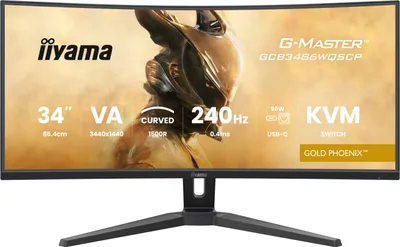 Produktbild von Gaming Monitor, IIYAMA G-Master GOLD PHoeNIX, 34 Zoll, 240Hz, 0.4ms, Curved, VA Panel