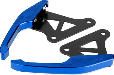Image de Poignée universelle en aluminium de la barre d'appui de la banquette arrière de la moto socio passager BLUE BLUE