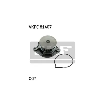 Produktbild von SKF Wasserpumpe für Audi A2 Seat Ibiza III Skoda Fabia VW Polo Golf