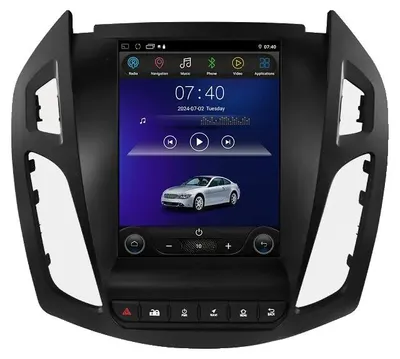 Produktbild von Auto-Multimedia-Player, Touchscreen-Display, Smartphone-Kompatibilität, kompatibel mit Ford Transit Tourneo Connect 2013-2018 Auto Audio GPS, P1 AIPro Rückkamera