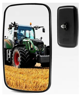 Produktbild von 1 Stück Außenspiegel | 235x135 mm | Quadratisch UNIVERSAL Seitenspiegel | Trecker | Traktor | Schlepper | Modulspiegel
