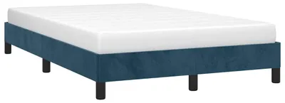 Obrázek produktu pro vidaXL Rám postele bez matrace tmavě modrý 120x200 cm sametový